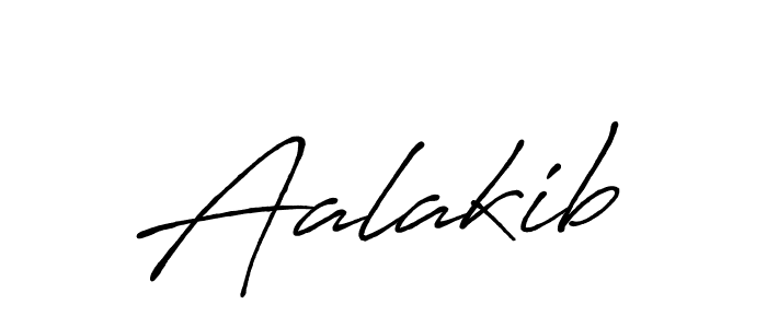 Aalakib stylish signature style. Best Handwritten Sign (Antro_Vectra_Bolder) for my name. Handwritten Signature Collection Ideas for my name Aalakib. Aalakib signature style 7 images and pictures png