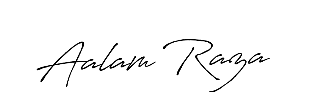 Also we have Aalam Raza name is the best signature style. Create professional handwritten signature collection using Antro_Vectra_Bolder autograph style. Aalam Raza signature style 7 images and pictures png