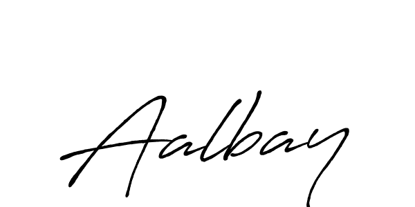 Create a beautiful signature design for name Aalbay. With this signature (Antro_Vectra_Bolder) fonts, you can make a handwritten signature for free. Aalbay signature style 7 images and pictures png