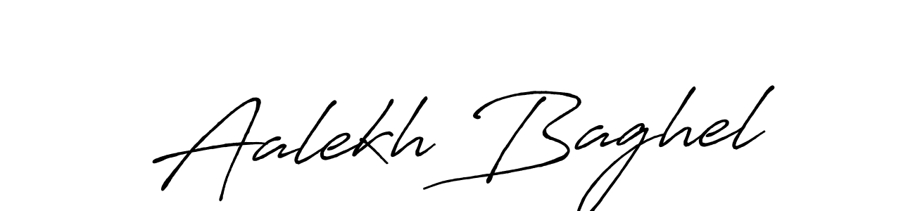 Antro_Vectra_Bolder is a professional signature style that is perfect for those who want to add a touch of class to their signature. It is also a great choice for those who want to make their signature more unique. Get Aalekh Baghel name to fancy signature for free. Aalekh Baghel signature style 7 images and pictures png