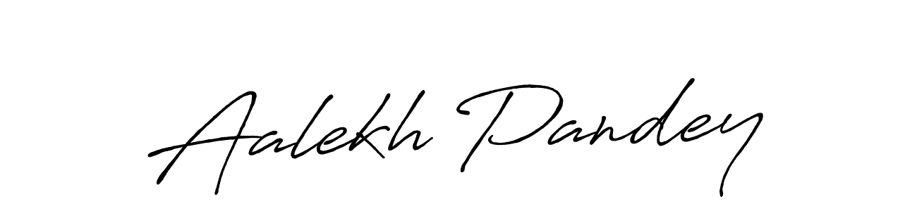 Also we have Aalekh Pandey name is the best signature style. Create professional handwritten signature collection using Antro_Vectra_Bolder autograph style. Aalekh Pandey signature style 7 images and pictures png