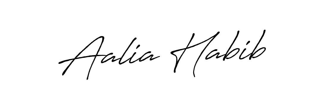 You can use this online signature creator to create a handwritten signature for the name Aalia Habib. This is the best online autograph maker. Aalia Habib signature style 7 images and pictures png