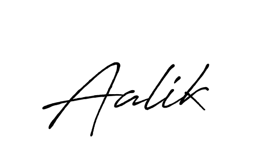 How to make Aalik signature? Antro_Vectra_Bolder is a professional autograph style. Create handwritten signature for Aalik name. Aalik signature style 7 images and pictures png