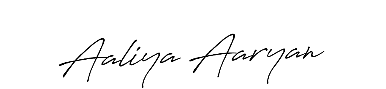 It looks lik you need a new signature style for name Aaliya Aaryan. Design unique handwritten (Antro_Vectra_Bolder) signature with our free signature maker in just a few clicks. Aaliya Aaryan signature style 7 images and pictures png