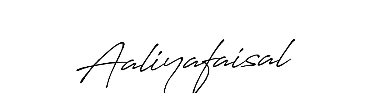 Design your own signature with our free online signature maker. With this signature software, you can create a handwritten (Antro_Vectra_Bolder) signature for name Aaliyafaisal. Aaliyafaisal signature style 7 images and pictures png