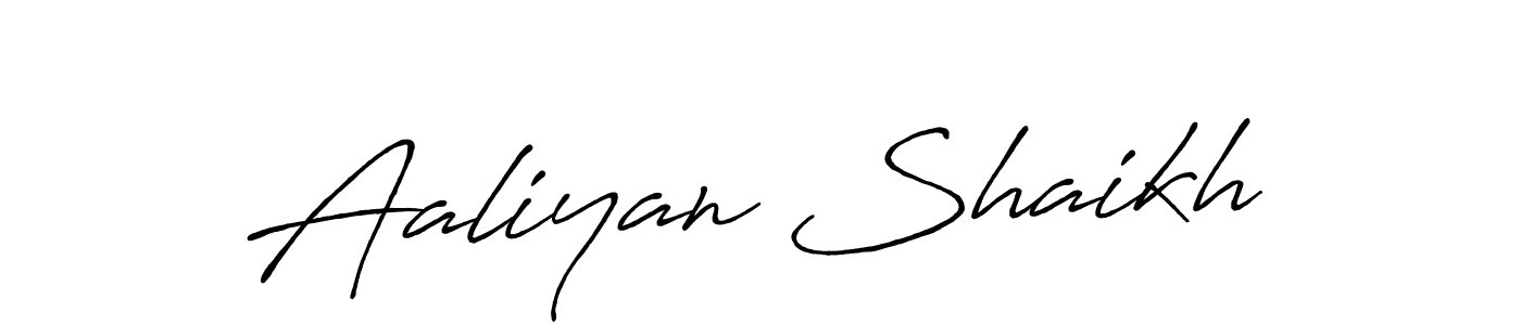 Also You can easily find your signature by using the search form. We will create Aaliyan Shaikh name handwritten signature images for you free of cost using Antro_Vectra_Bolder sign style. Aaliyan Shaikh signature style 7 images and pictures png