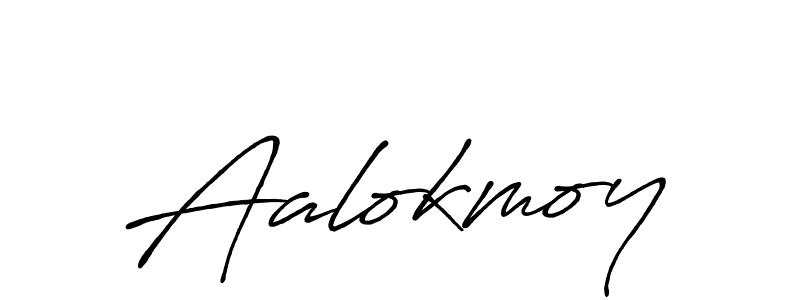 Also we have Aalokmoy name is the best signature style. Create professional handwritten signature collection using Antro_Vectra_Bolder autograph style. Aalokmoy signature style 7 images and pictures png
