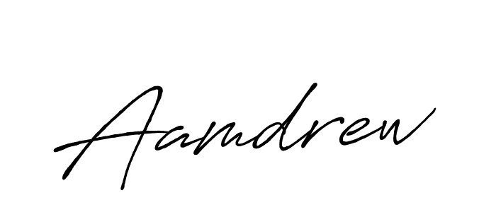 You should practise on your own different ways (Antro_Vectra_Bolder) to write your name (Aamdrew) in signature. don't let someone else do it for you. Aamdrew signature style 7 images and pictures png