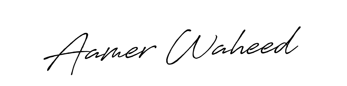 How to Draw Aamer Waheed signature style? Antro_Vectra_Bolder is a latest design signature styles for name Aamer Waheed. Aamer Waheed signature style 7 images and pictures png