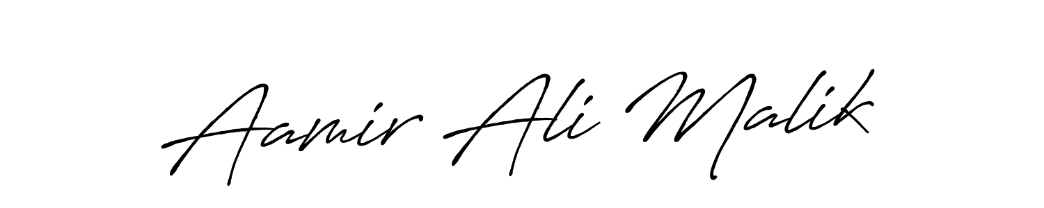 How to make Aamir Ali Malik signature? Antro_Vectra_Bolder is a professional autograph style. Create handwritten signature for Aamir Ali Malik name. Aamir Ali Malik signature style 7 images and pictures png