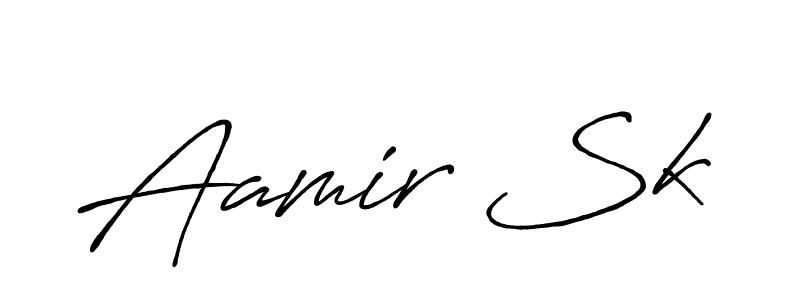 Once you've used our free online signature maker to create your best signature Antro_Vectra_Bolder style, it's time to enjoy all of the benefits that Aamir Sk name signing documents. Aamir Sk signature style 7 images and pictures png