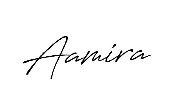 Use a signature maker to create a handwritten signature online. With this signature software, you can design (Antro_Vectra_Bolder) your own signature for name Aamira. Aamira signature style 7 images and pictures png