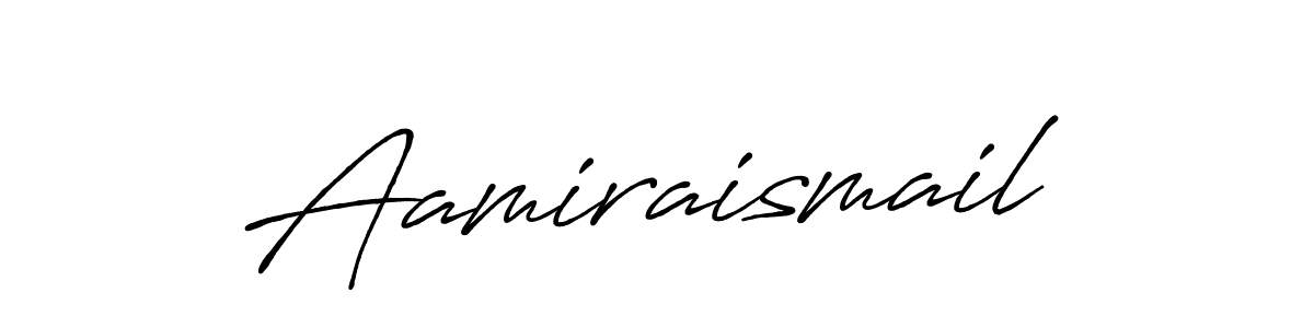 How to make Aamiraismail signature? Antro_Vectra_Bolder is a professional autograph style. Create handwritten signature for Aamiraismail name. Aamiraismail signature style 7 images and pictures png
