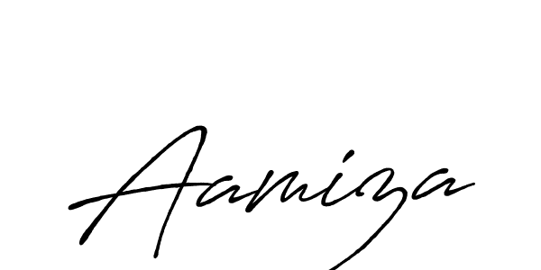 Create a beautiful signature design for name Aamiza. With this signature (Antro_Vectra_Bolder) fonts, you can make a handwritten signature for free. Aamiza signature style 7 images and pictures png