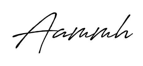 See photos of Aammh official signature. Check more albums & portfolios. Read reviews & check more about Antro_Vectra_Bolder font. Aammh signature style 7 images and pictures png