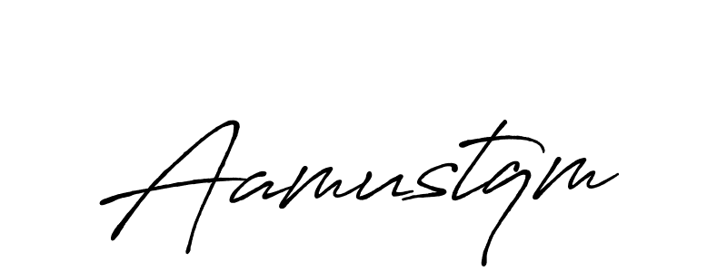 Also we have Aamustqm name is the best signature style. Create professional handwritten signature collection using Antro_Vectra_Bolder autograph style. Aamustqm signature style 7 images and pictures png