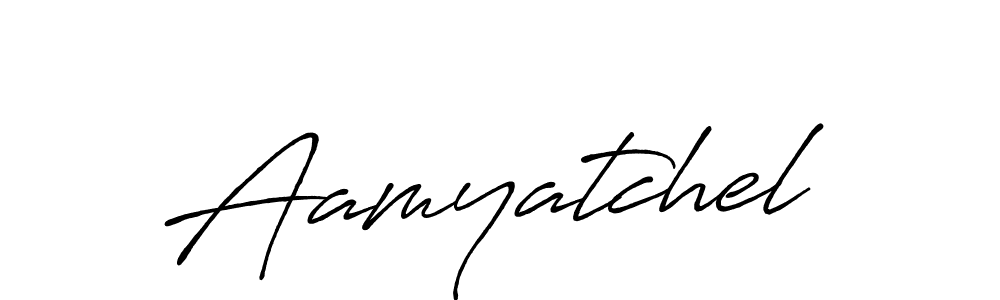 Also we have Aamyatchel name is the best signature style. Create professional handwritten signature collection using Antro_Vectra_Bolder autograph style. Aamyatchel signature style 7 images and pictures png