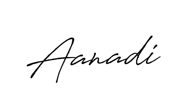 It looks lik you need a new signature style for name Aanadi. Design unique handwritten (Antro_Vectra_Bolder) signature with our free signature maker in just a few clicks. Aanadi signature style 7 images and pictures png