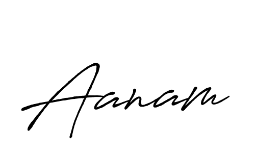 Also You can easily find your signature by using the search form. We will create Aanam name handwritten signature images for you free of cost using Antro_Vectra_Bolder sign style. Aanam signature style 7 images and pictures png