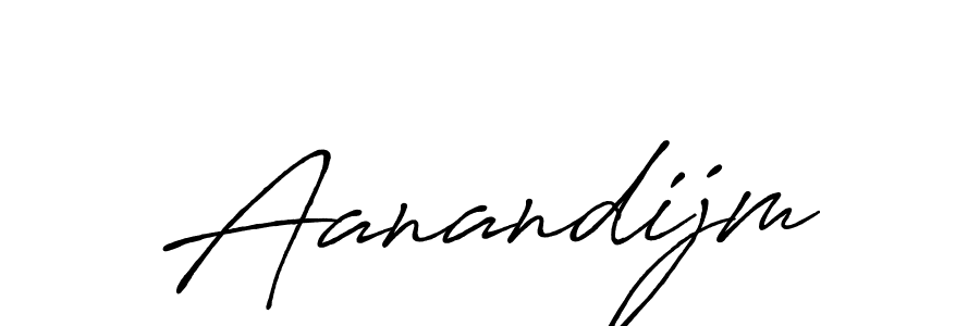 Also You can easily find your signature by using the search form. We will create Aanandijm name handwritten signature images for you free of cost using Antro_Vectra_Bolder sign style. Aanandijm signature style 7 images and pictures png