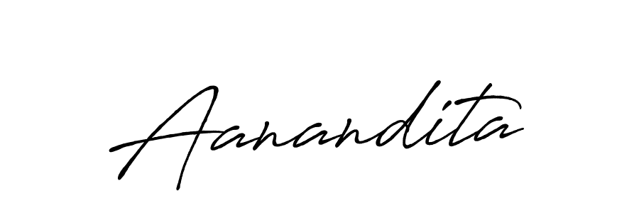 The best way (Antro_Vectra_Bolder) to make a short signature is to pick only two or three words in your name. The name Aanandita include a total of six letters. For converting this name. Aanandita signature style 7 images and pictures png