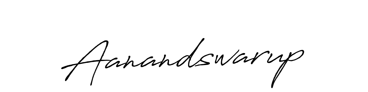 How to make Aanandswarup name signature. Use Antro_Vectra_Bolder style for creating short signs online. This is the latest handwritten sign. Aanandswarup signature style 7 images and pictures png