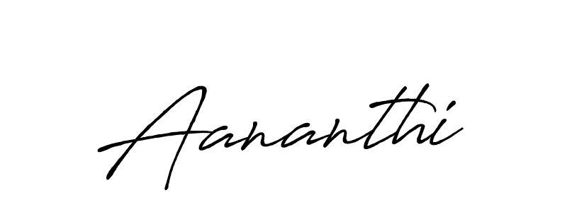 You should practise on your own different ways (Antro_Vectra_Bolder) to write your name (Aananthi) in signature. don't let someone else do it for you. Aananthi signature style 7 images and pictures png