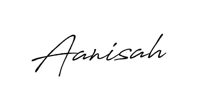 if you are searching for the best signature style for your name Aanisah. so please give up your signature search. here we have designed multiple signature styles  using Antro_Vectra_Bolder. Aanisah signature style 7 images and pictures png