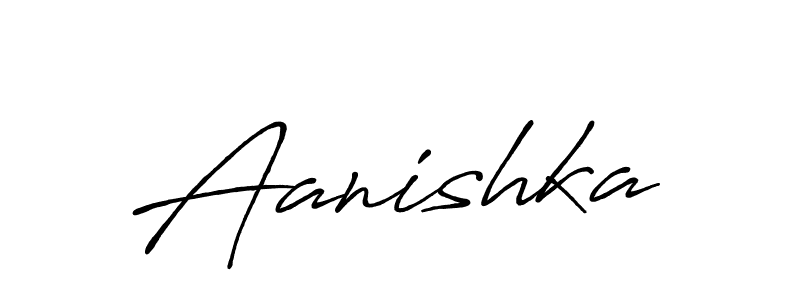 The best way (Antro_Vectra_Bolder) to make a short signature is to pick only two or three words in your name. The name Aanishka include a total of six letters. For converting this name. Aanishka signature style 7 images and pictures png