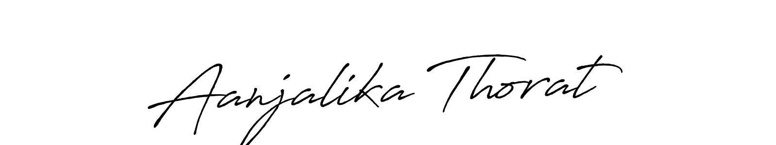 Antro_Vectra_Bolder is a professional signature style that is perfect for those who want to add a touch of class to their signature. It is also a great choice for those who want to make their signature more unique. Get Aanjalika Thorat name to fancy signature for free. Aanjalika Thorat signature style 7 images and pictures png