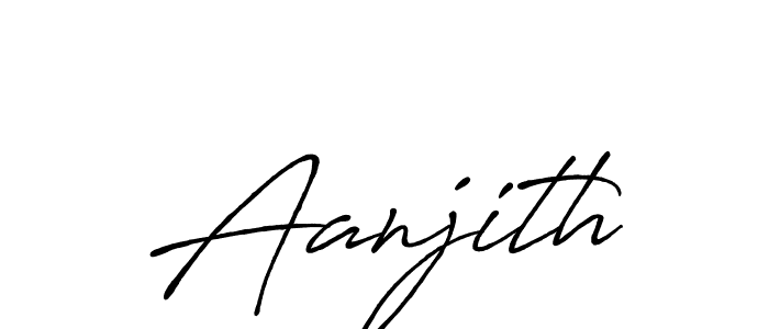 The best way (Antro_Vectra_Bolder) to make a short signature is to pick only two or three words in your name. The name Aanjith include a total of six letters. For converting this name. Aanjith signature style 7 images and pictures png