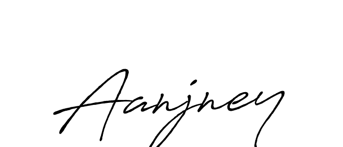 You can use this online signature creator to create a handwritten signature for the name Aanjney. This is the best online autograph maker. Aanjney signature style 7 images and pictures png