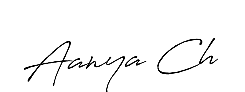 How to Draw Aanya Ch signature style? Antro_Vectra_Bolder is a latest design signature styles for name Aanya Ch. Aanya Ch signature style 7 images and pictures png