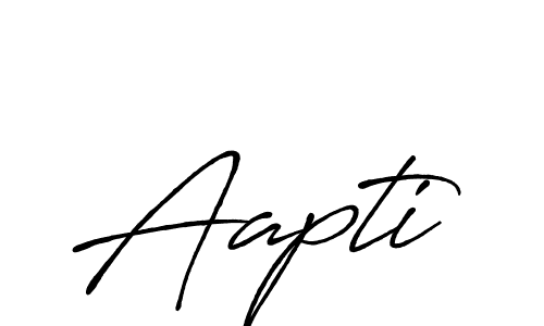 Aapti stylish signature style. Best Handwritten Sign (Antro_Vectra_Bolder) for my name. Handwritten Signature Collection Ideas for my name Aapti. Aapti signature style 7 images and pictures png