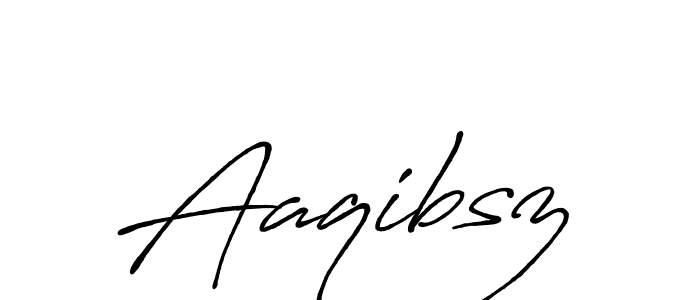 How to make Aaqibsz signature? Antro_Vectra_Bolder is a professional autograph style. Create handwritten signature for Aaqibsz name. Aaqibsz signature style 7 images and pictures png