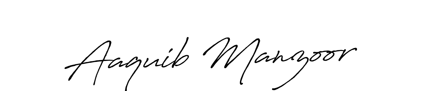 It looks lik you need a new signature style for name Aaquib Manzoor. Design unique handwritten (Antro_Vectra_Bolder) signature with our free signature maker in just a few clicks. Aaquib Manzoor signature style 7 images and pictures png