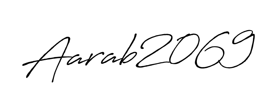 It looks lik you need a new signature style for name Aarab2069. Design unique handwritten (Antro_Vectra_Bolder) signature with our free signature maker in just a few clicks. Aarab2069 signature style 7 images and pictures png