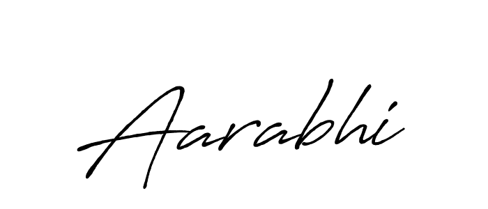 Use a signature maker to create a handwritten signature online. With this signature software, you can design (Antro_Vectra_Bolder) your own signature for name Aarabhi. Aarabhi signature style 7 images and pictures png