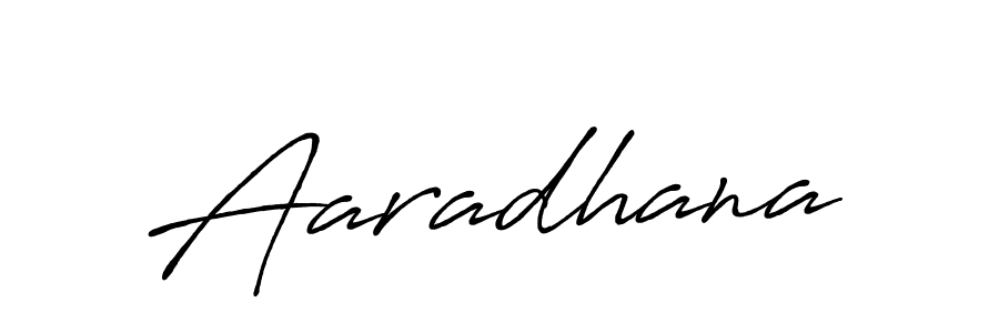 Aaradhana stylish signature style. Best Handwritten Sign (Antro_Vectra_Bolder) for my name. Handwritten Signature Collection Ideas for my name Aaradhana. Aaradhana signature style 7 images and pictures png