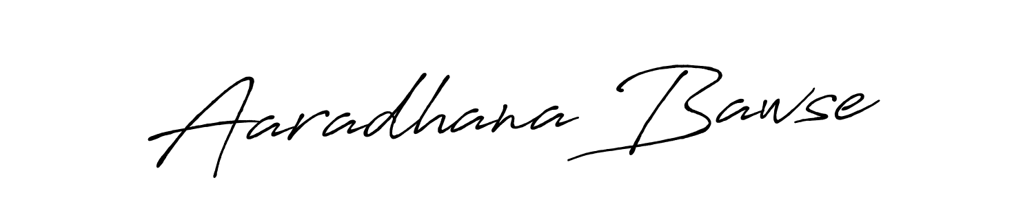 Make a beautiful signature design for name Aaradhana Bawse. Use this online signature maker to create a handwritten signature for free. Aaradhana Bawse signature style 7 images and pictures png