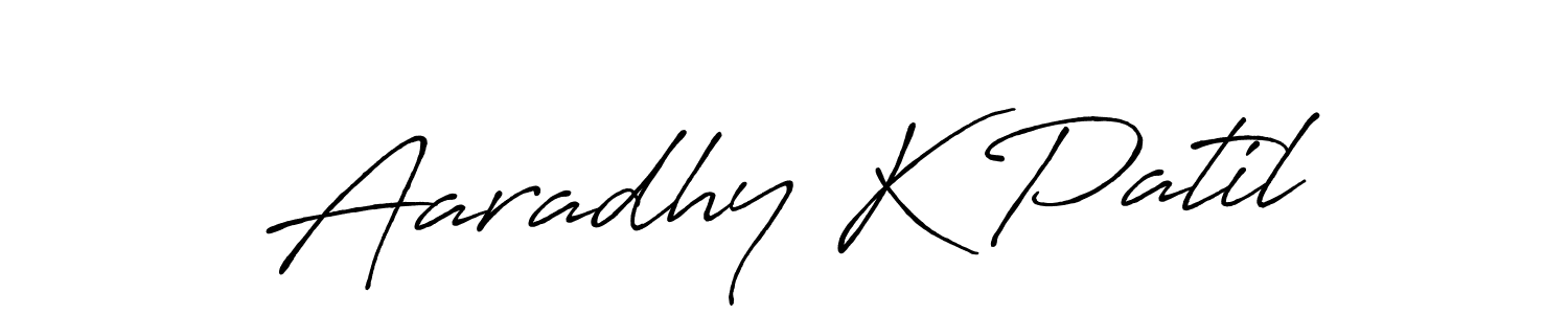Make a short Aaradhy K Patil signature style. Manage your documents anywhere anytime using Antro_Vectra_Bolder. Create and add eSignatures, submit forms, share and send files easily. Aaradhy K Patil signature style 7 images and pictures png