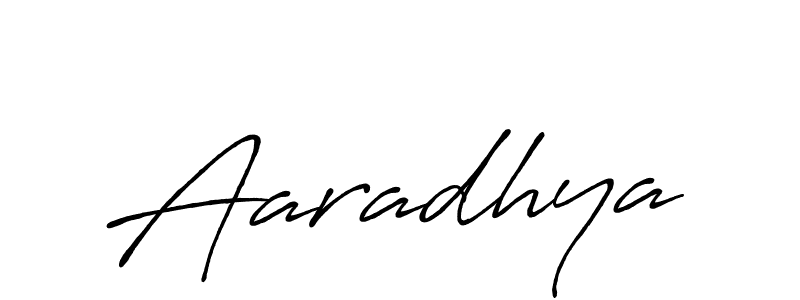 How to make Aaradhya name signature. Use Antro_Vectra_Bolder style for creating short signs online. This is the latest handwritten sign. Aaradhya signature style 7 images and pictures png