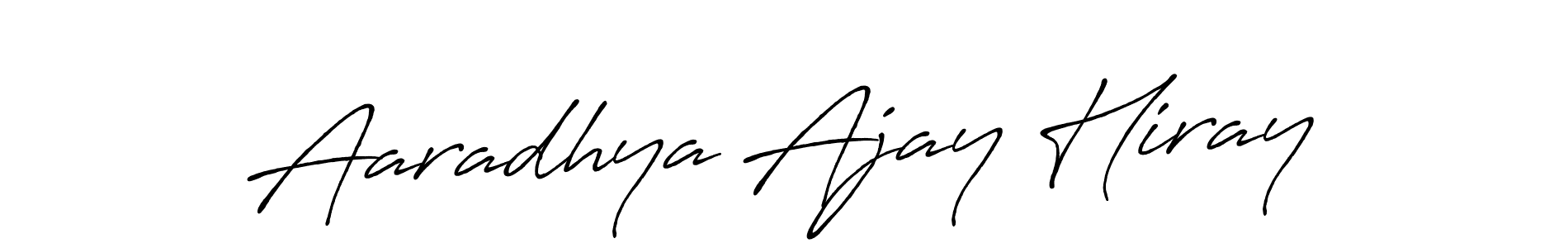 See photos of Aaradhya Ajay Hiray official signature by Spectra . Check more albums & portfolios. Read reviews & check more about Antro_Vectra_Bolder font. Aaradhya Ajay Hiray signature style 7 images and pictures png