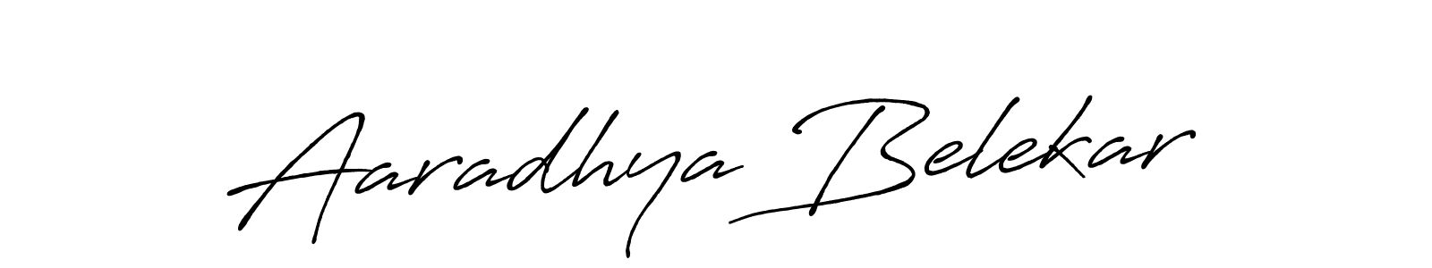 Make a short Aaradhya Belekar signature style. Manage your documents anywhere anytime using Antro_Vectra_Bolder. Create and add eSignatures, submit forms, share and send files easily. Aaradhya Belekar signature style 7 images and pictures png