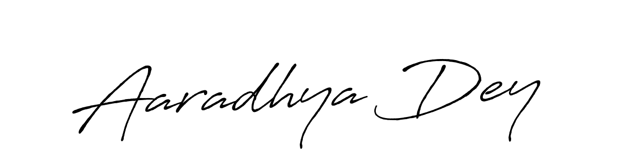 Antro_Vectra_Bolder is a professional signature style that is perfect for those who want to add a touch of class to their signature. It is also a great choice for those who want to make their signature more unique. Get Aaradhya Dey name to fancy signature for free. Aaradhya Dey signature style 7 images and pictures png