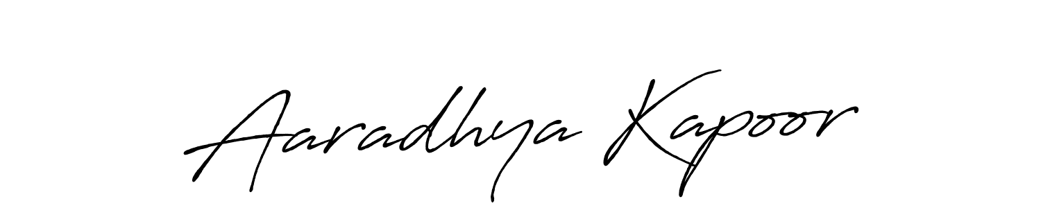 It looks lik you need a new signature style for name Aaradhya Kapoor. Design unique handwritten (Antro_Vectra_Bolder) signature with our free signature maker in just a few clicks. Aaradhya Kapoor signature style 7 images and pictures png