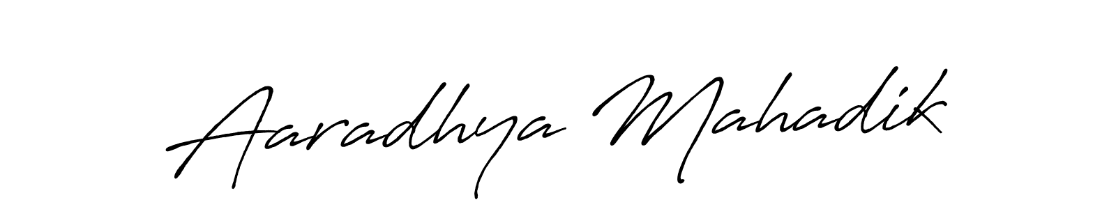 Make a beautiful signature design for name Aaradhya Mahadik. Use this online signature maker to create a handwritten signature for free. Aaradhya Mahadik signature style 7 images and pictures png