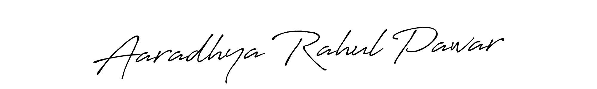 if you are searching for the best signature style for your name Aaradhya Rahul Pawar. so please give up your signature search. here we have designed multiple signature styles  using Antro_Vectra_Bolder. Aaradhya Rahul Pawar signature style 7 images and pictures png