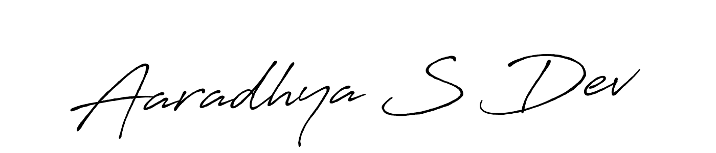 Similarly Antro_Vectra_Bolder is the best handwritten signature design. Signature creator online .You can use it as an online autograph creator for name Aaradhya S Dev. Aaradhya S Dev signature style 7 images and pictures png