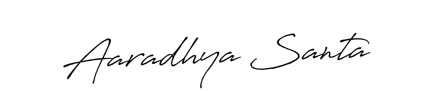 You should practise on your own different ways (Antro_Vectra_Bolder) to write your name (Aaradhya Santa) in signature. don't let someone else do it for you. Aaradhya Santa signature style 7 images and pictures png